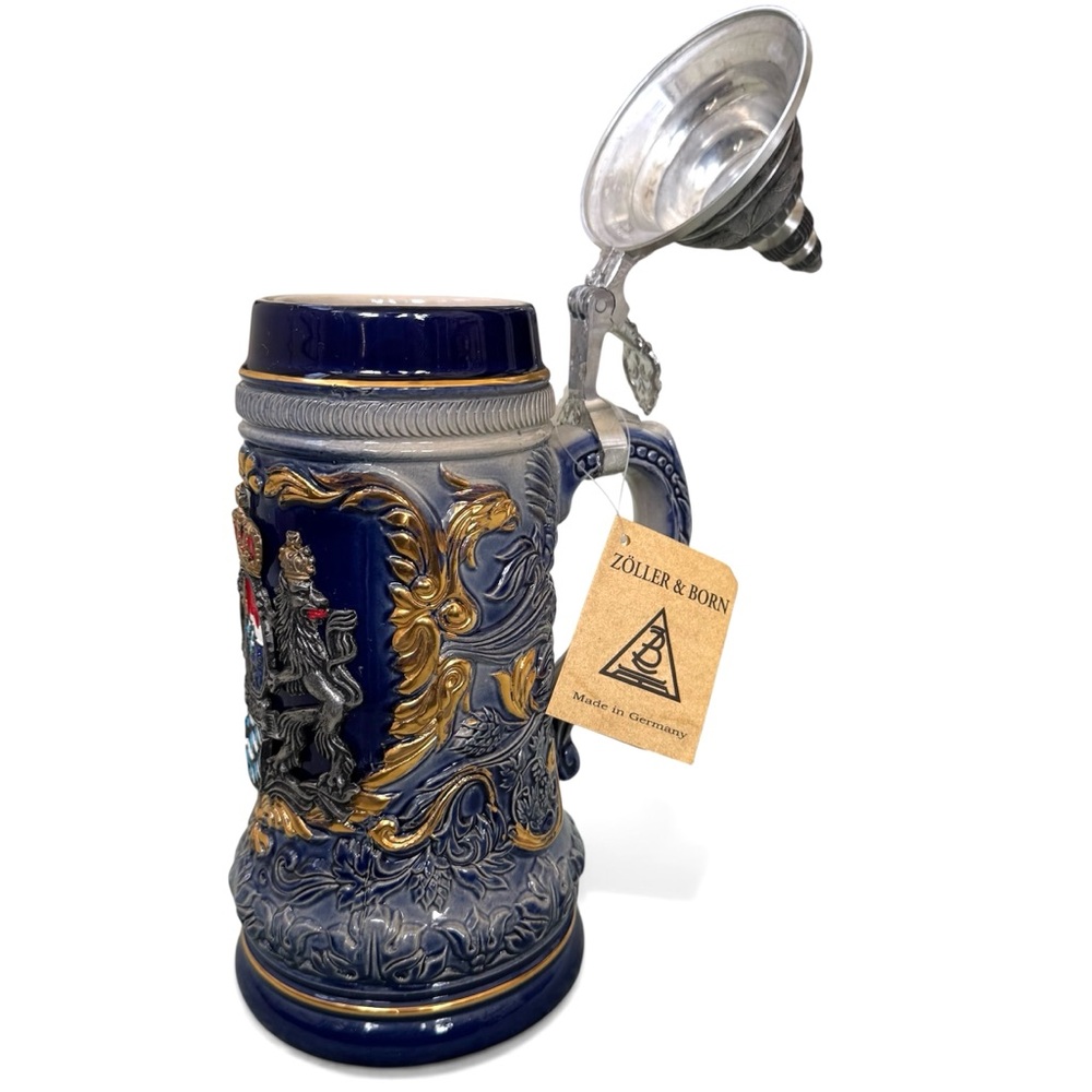 Zöller & Born Limited Edition Bavaria Lion Crest Beer Stein. #3,473 of only5,000